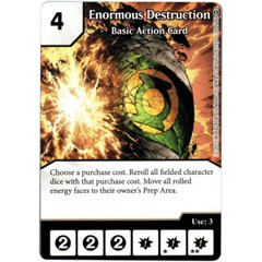 Enermous Destruction - Basic Action Card (Die & Card Combo)