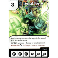 Lethal Force - Basic Action Card (Die & Card Combo)