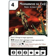 Monument of Evil - Basic Action Card (Die & Card Combo)