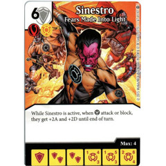 Sinestro - Fears Made Into Light (Die & Card Combo)