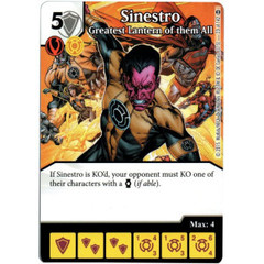 Sinestro - Greatest Lantern of them All (Die & Card Combo)