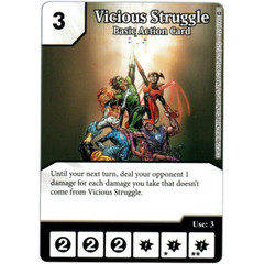 Vicious Struggle - Basic Action Card (Die & Card Combo)