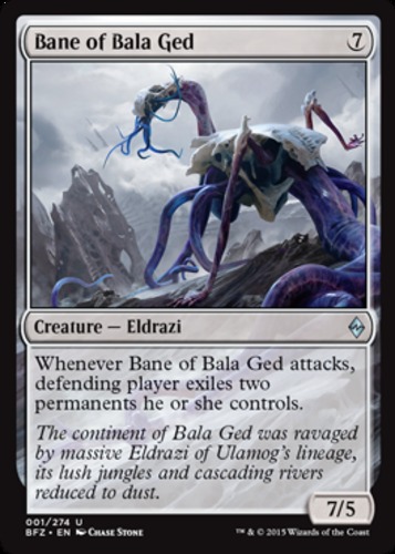 Bane of Bala Ged 1x FOIL BFZ MTG Battle for Zendikar Uncommon MINT colorless Bane of Bala Ged 1x FOIL BFZ MTG Battle for Zendikar Uncommon MINT colorless