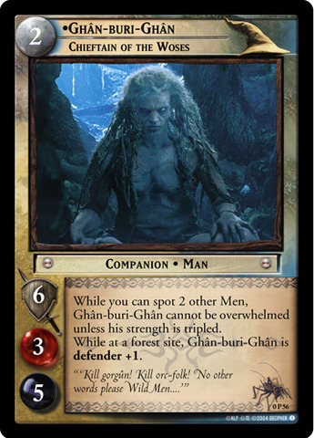 Ghan-Buri-Ghan, Chieftain of the Woses - 0P56 - Promo