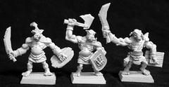 Bull Orc Fighters (6), Reven Grunt