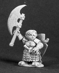 Ursula Silverbraid, Female Dwarf Warrior