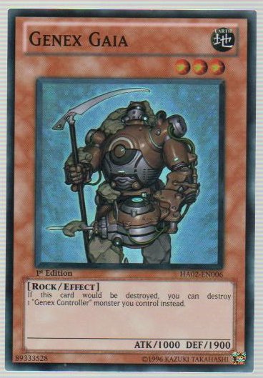 Genex Gaia - HA02-EN006 - Super Rare - 1st Edition
