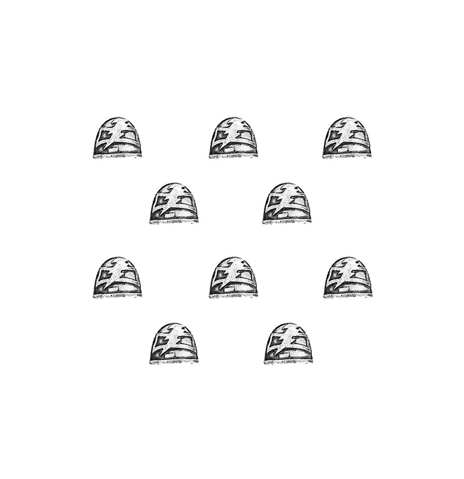 [Deprecated] White Scars Shoulder Pads