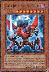 Ally of Justice Thunder Armor - DT02-EN027 - Duel Terminal Rare Parallel Rare - 1st Edition