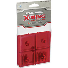 Star Wars: X-Wing Miniatures Game - Red Bases and Pegs