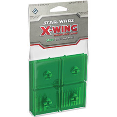 Star Wars: X-Wing Miniatures Game - Green Bases and Pegs