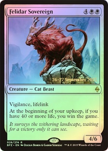 Felidar Sovereign - Foil - Prerelease Promo Felidar Sovereign - Foil - Prerelease Promo