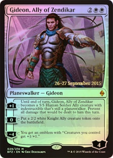 Gideon, Ally of Zendikar - BFZ Prerelease