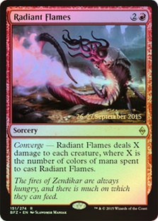 Radiant Flames - Foil - Prerelease Promo