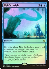 Ugin's Insight - Foil - Prerelease Promo