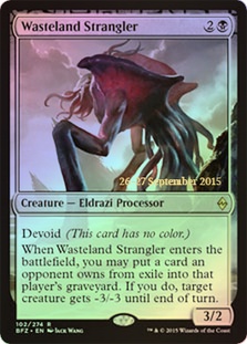 Wasteland Strangler - Foil - Prerelease Promo