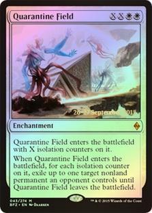 Quarantine Field - Foil - Prerelease Promo