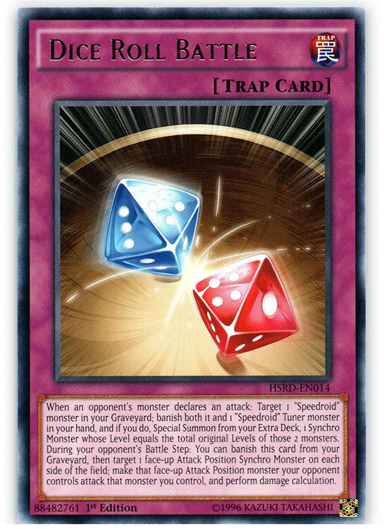 dice roll deck yugioh Rise of the Duelist Single Card Common Diced ROTD-EN067 Crystal Revenge Yugioh Gamble Deck - Gatling