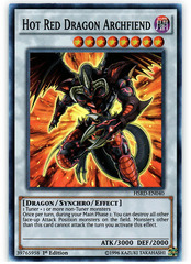 Hot Red Dragon Archfiend - HSRD-EN040 - Super Rare - 1st Edition