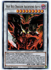 Hot Red Dragon Archfiend Abyss - HSRD-EN041 - Ultra Rare - 1st Edition