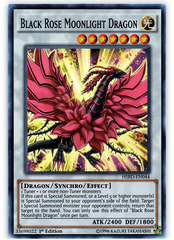 Black Rose Moonlight Dragon - HSRD-EN044 - Super Rare - 1st Edition