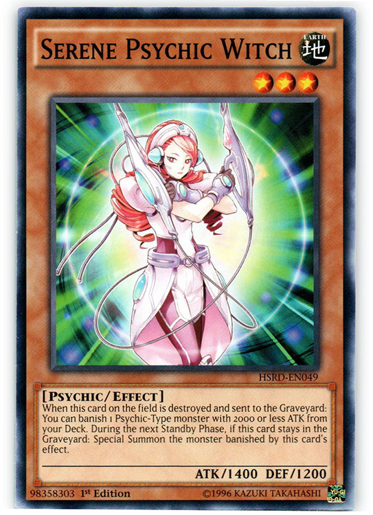 Serene Psychic Witch - HSRD-EN049 - Common - 1st Edition