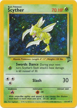 Scyther - 17/130 - Holo Rare - Unlimited Edition