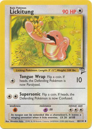 Lickitung - 48/130 - Uncommon - Unlimited Edition