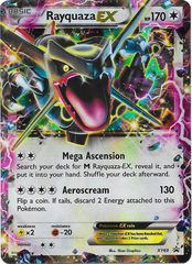 Rayquaza EX XY69 Holo Promo - Shiny Rayquaza EX Box Exclusive