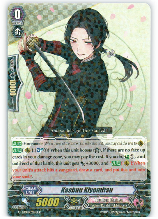 Kashuu Kiyomitsu - G-TB01/021EN - R