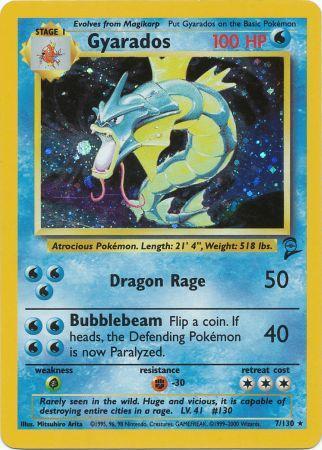 Gyarados - 7/130 - Holo Rare - Unlimited Edition