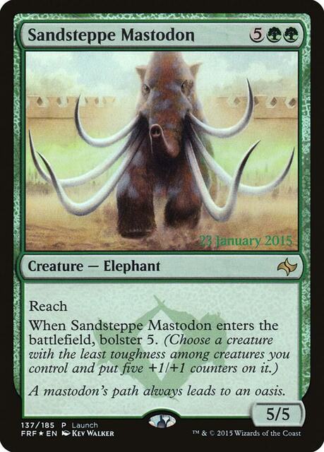 Sandsteppe Mastodon - Foil - Launch Promo