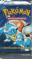 Pokemon Base Set 1st Edition Booster Pack (German)