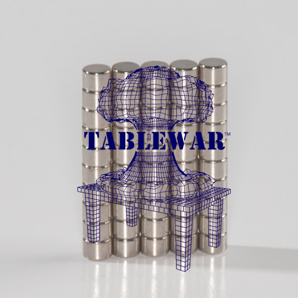 Tablewar - Rare Earth Magnets - 1/8 50 count