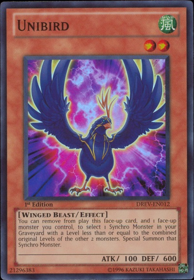 Unibird - DREV-EN012 - Super Rare - 1st Edition