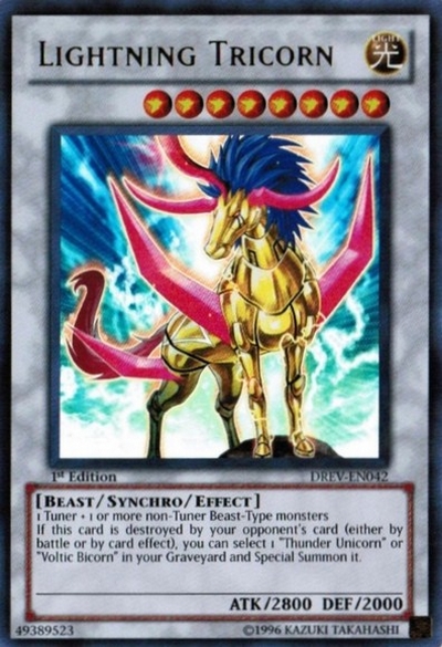 Tricorne Foudre - DREV-EN042 - Ultra Rare - 1ere edition // Duelist Revolution - DREV