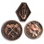 GameMastery Campaign Coins: Copper (1, 2, 5)