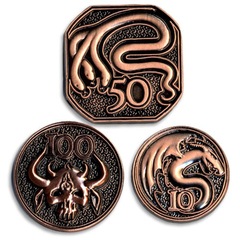 GameMastery Campaign Coins: Copper (10, 50, 100)