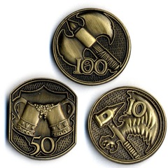 GameMastery Campaign Coins: Gold (10, 50, 100)