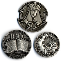 GameMastery Campaign Coins: Silver (10, 50, 100)