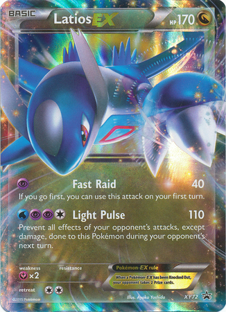 Latios EX - XY72 - Power Beyond Tin Promo Latios EX - XY72 - Power Beyond Tin Promo