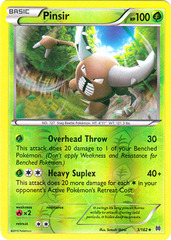 Pinsir - 3/162 - Uncommon - Reverse Holo