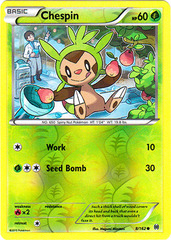 Chespin - 8/162 - Common - Reverse Holo