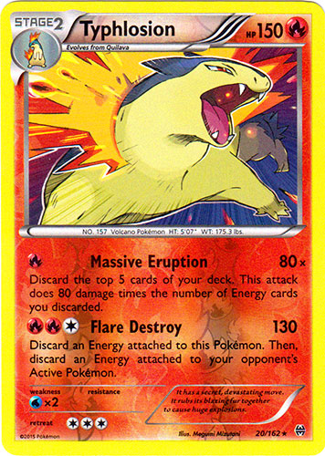 Typhlosion - 20/162 - Rare - Reverse Holo