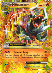 Mega-Houndoom-EX - 22/162 - Holo Rare EX