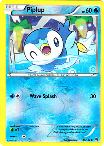 Piplup - 36/162 - Common - Reverse Holo