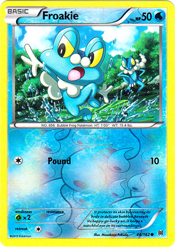 Froakie - 46/162 - Common - Reverse Holo