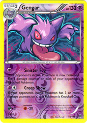 Gengar - 60/162 - Holo Rare - Reverse Holo