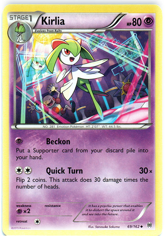 Kirlia - 69/162 - Uncommon