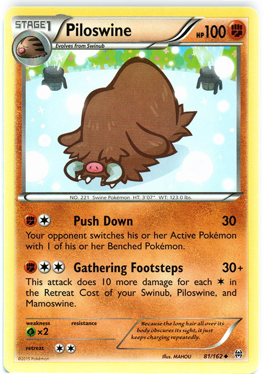 Piloswine - 81/162 - Uncommon